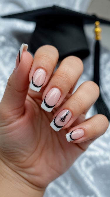 graduation nail ideas